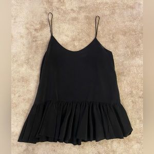 Club Monaco Silky Spaghetti Strap black top XS